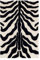 Safavieh Tierdruck Teppich für Wohnzimmer, Esszimmer, Schlafzimmer - Cambridge Collection, Kurzer Flor, Elfenbein und Schwarz, 200 x 200 cm