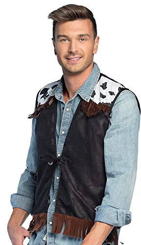 Boland 54323 Gilet Western pour Adulte Marron Taille L/XL