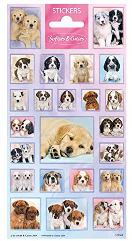 Speelgoed 1100565 - Papeterie und Sticker Stickers Schattige Hondjes, Mehrfarbig