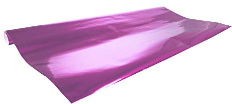 Clairefontaine 354160C - Un Rouleau De Papier Métallisé - 1 face - 2x0,70m - 80g - Couleur : Rose - Emballage Cadeau, Emballage Extérieur, DIY, Loisirs Créatifs