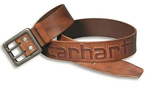 Carhartt Gürtel mit Logo Logo Belt schwarz oder braun (40, rotbraun)