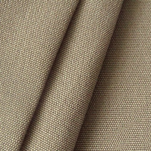 STOFFKONTOR Outdoor Stoff Markisenstoff - Taupe Melange - Outdoorstoff Meterware wasserabweisend - Sonnenschutz Stoff blickdicht und farbecht