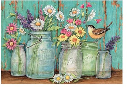 Lang Jigsaw Puzzle 1000 Pieces 29X20-Mason Flowers