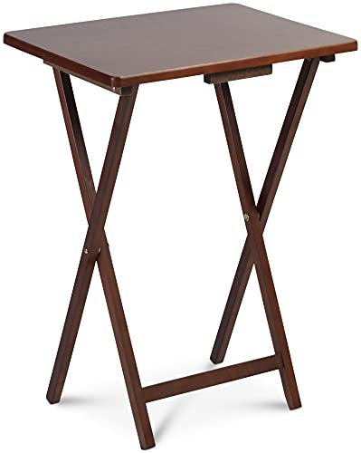 PJ Wood TV Tray Table in Dark Mango