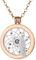 Morella Halskette Damen Gold 70 cm Edelstahl mit Amulett und Coin 33 mm in Schmuckbeutel Traumfänger Silber