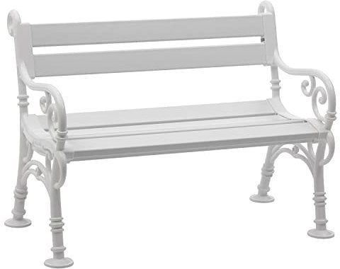 Blome Landhausbank weiss Linderhof 2-Sitzer