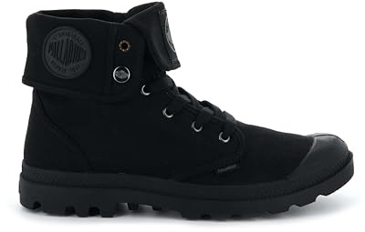 Palladium Women's Baggy Canvas Boot, Black/Black, 6.5 M