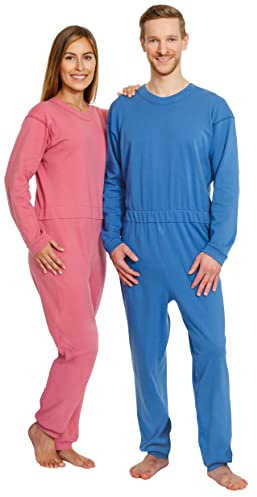 Suprima Pflegeoverall BW/Polyester, lang, Rücken-RV - Art 4-706-060 - Gr. M - beere