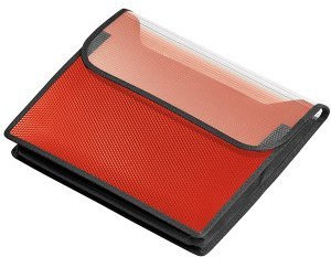 VELOFLEX 12 x Heftbox Velobag A4 quer rot