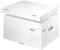 Leitz Infinity Archiv-Container, Größe L, Schachtel für A4 Archivbox 5 x 80 mm/4 x 100 mm, Transportbox mit Deckel Oben, Faltbare Kartonverpackung, 100 % säurefreie Wellpappe, 1 Stück, Weiß, 61040000