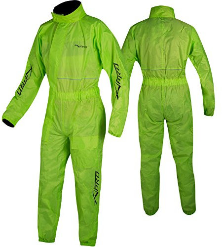 A-Pro Mono impermeable para moto, fluorescente, 1 unidad, talla 3XL