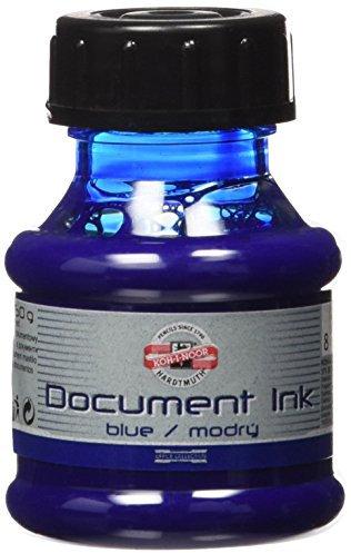 KOH-I-NOOR 50g Document Fountain Pen Ink - Blue