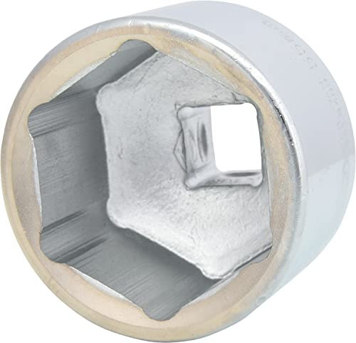 KS Tools 911.3409 - Douille 6 pans - 3/4'' - 55 mm - Version courte - Chrome Vanadium - Finition satinée