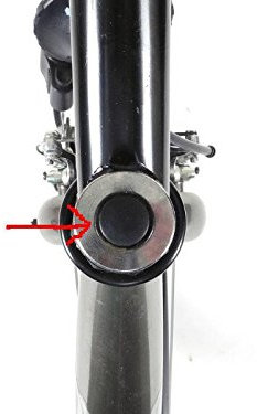 2 x Fahrrad Lenker Vorbau Abdeckkappe Stopfen Imbus Innensechskant