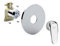 Paffoni Doccia NETTUNODUE Miscelatore incasso PBOX 010 piastra ABS NETTUNOdue
