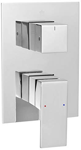 Welfenstein Unterputz Armatur H-VM24051 mit 3-Wege Umsteller eckig Messing