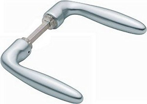 Hoppe Türdrückerpaar Verona 1510 37-42 mm Alu F1 naturfarbig