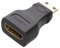 kenable Female HDMI To Male MINI HDMI Adapter Changer Gold Plated for Tablet/Cameras