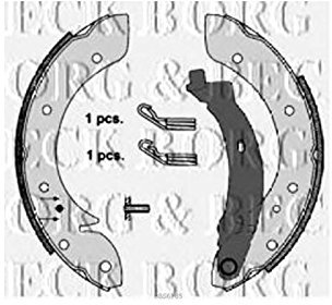 Borg & Beck BBS6285 Rear Brake Shoes To Fit Renault Espace 1997-