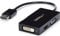 StarTech.com 3 in 1 DisplayPort Multi Video Adapter Converter - 1080p DP Laptop to HDMI VGA or DVI Monitor or Projector Display (DP2VGDVHD)