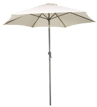 Kingfisher Parasol en Aluminium 2 m crème