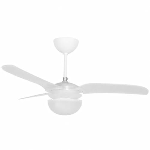 Orbegozo CP 75120 - Ventilador de techo con mando a distancia, 3 Palas, 120 cm de diámetro, potencia 65 W, silencioso, luz y 3 velocidades, negro