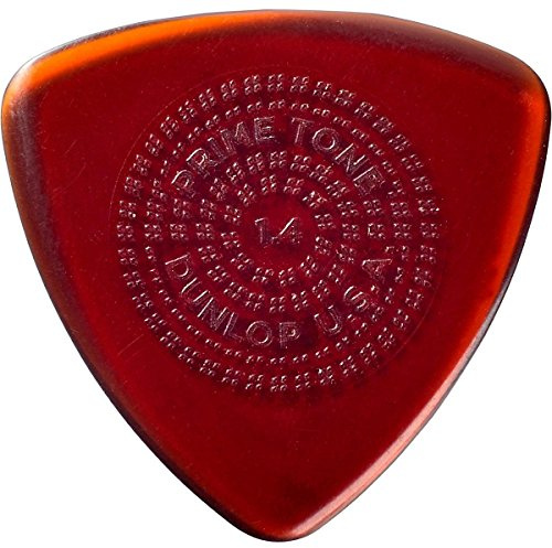 Dunlop 512R1.5 Primetone® Triangle Sculpted Plectra with Grip, 1.5mm, 12/Bag