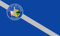 U24 Aufkleber Las Vegas Flagge Fahne 12 x 8 cm Autoaufkleber Sticker