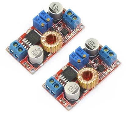 Aihasd 2PCS DC 5V-32V à 0.8V-30V 5A Buck Convertisseur Tension constante Courant Constant LED Driver CC CV Lithium-ION Module de Charge de la Batterie