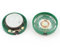 sourcing map 2Stk 0,25W 8Ohm 21mm rund Plastik Magnet Elektrisch Lautsprecher Verstärker de
