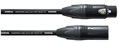 CORDIAL - Cable de micrófono XLR ultra flexible de 5 m
