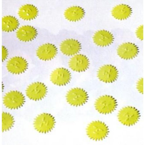 Everflag Streuschmuck/Konfetti Sonne/gelb