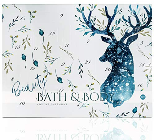 Beauty Bath & Body Adventskalender für Frauen HIRSCH - Wellness Weihnachtskalender