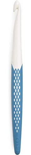 Prym, poolblau 218491 Woll-Häkelnadel Ergonomics, Kunststoff, 9,0 mm | 18 cm