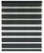 EXKLUSIV HEIMTEXTIL Duo Doppelrollo Klemmfix Fensterrollo ohne Bohren mit Pendelsicherung anthrazit 90 x 160 cm