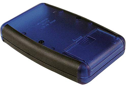 HAMMOND ELECTRONICS Tragbares Gehäuse 1553BTBUBKBAT ABS, blau, 117 x 79 x 24, 1 Stück