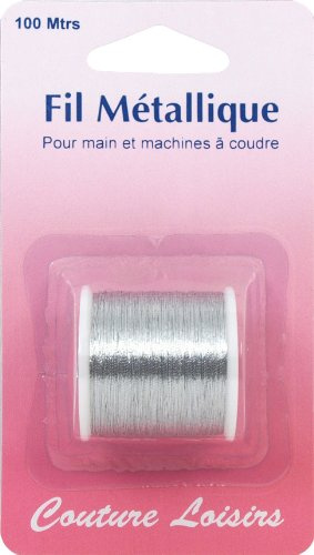 Silver 100M Metallic Thread