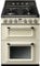 Smeg TR62P Gas Cooker - 60 cm Cream - Gas Hob - Electric Oven 61 + 36 Litres - Easy-Clean Enamel Cleaning - Tempered Door - Energy Class A