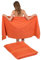 Betz 2 Stück Saunatücher Saunatuch Set Größe 80x200 cm XXL Sauna Handtuch Weich Groß Frottee France 100% Baumwolle Farbe: orange