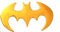 Tinkerbell Trinkets® - Emblema per auto BATMAN 3D, colore: Oro