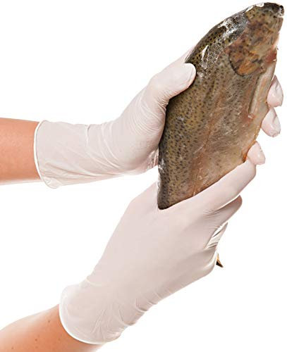 250x Hygostar Einweghandschuhe Safe Light, Einmalhandschuhe Größe M, reißfeste Nitrilhandschuhe, puderfrei, latexfreie Gummihandschuhe, Handschuhe Einweg, Weiß in S, M, L, & XL