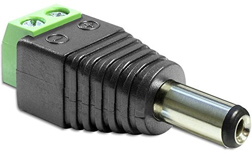 Delock Adapter DC 5, x 2, 1 mm Stecker > Terminalblock 2 Pin