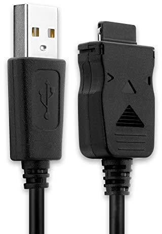 subtel Câble USB Transfert de données et Charge de 1m Compatible avec Samsung SGH-T100, SGH-D500, SGH-D600, SGH-E700, SGH-A800 Connector vers USB A 2.0 Noir Fil en