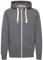 Solid SDBennZip Herren Sweatjacke Kapuzenjacke Hoodie mit Kapuze Reißverschluss Kordelzug Label-Details Baumwollmischung Regular fit, Größe:S, Farbe:Grey Melange (8236)
