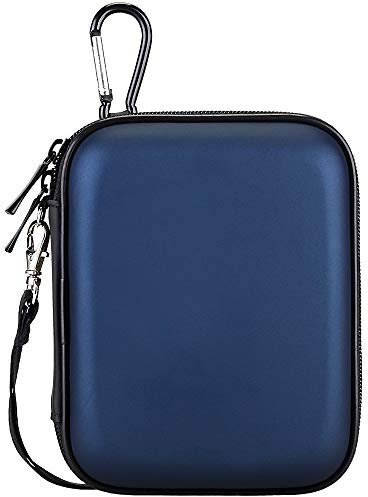 Lacdo Fundas para Discos Duros Externos 2.5 para Seagate Basic/Expansion, Seagate Game Drive/Portable Drive/Backup Plus/One Touch HDD 1TB 2TB 3TB 4TB 5TB Bolsa de Viaje Antigolpes, Azul