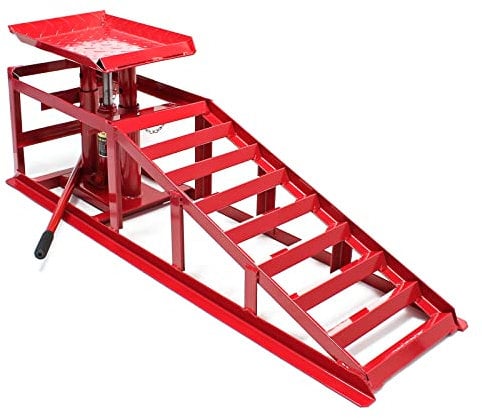 Rampa Acceso Gato Elevador hidraúlico 2000 kg Altura Regulable Ancho Rueda 225 mm Taller mecánico