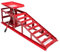 Wiltec Auffahrrampe mit hydraulischem Wagenheber 2000kg höhenverstellbar Reifenbreite bis 225mm