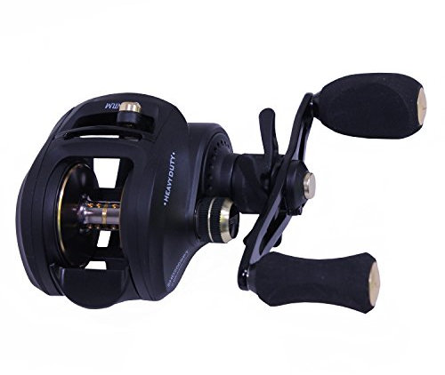 Zebco SHD200SPT, BX2 Quantum, Smoke Heavy Duty Baitcast Spule, 6.1, 7 Kugellager, rechte Hand