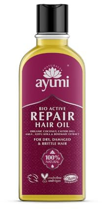 Ayumi Bio Active Repair Hair Oil, Verjüngt trockenes & lebloses Haar, Fördert das Haarwachstum 1 x 150ml