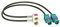 tomzz Audio 1557-002 Doppel Fakra Antennenadapter 2 x Fakra (M) Stecker auf Doppelfakra (F) Buchse kompatibel mit Audi VW MFD2 RNS2 RNS510